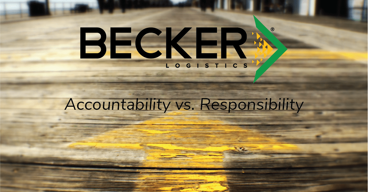 Accountability vs Responsibility