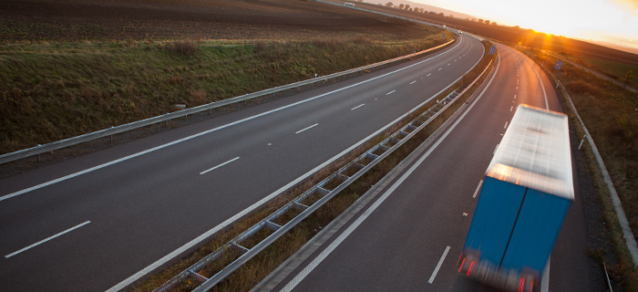 expedited shipping quickly down highway